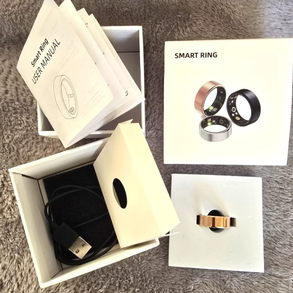 NEW! Smart Ring in Gold Size 10! Beautiful & Comfortable Fit! iOS & Android